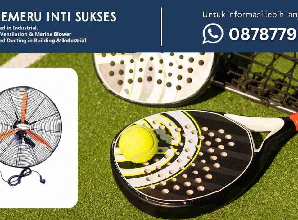 wall fan lapangan padel